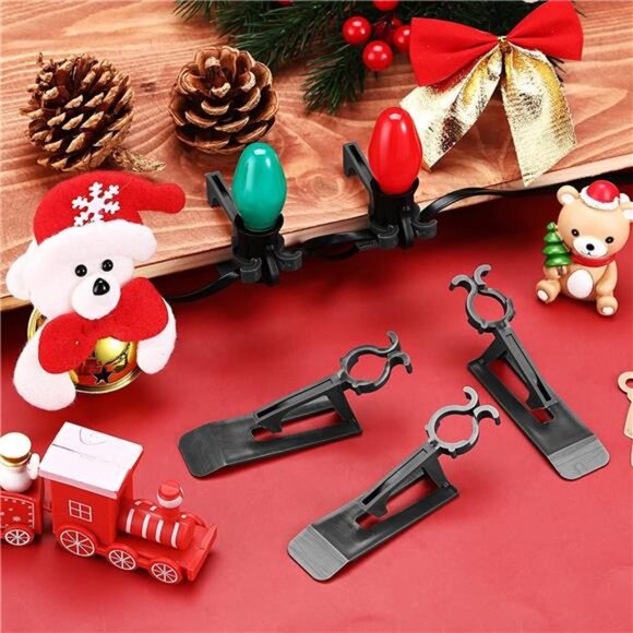 40 Pieces Christmas All-in-One Light Clips Gutter Clip Shingle Clip Light Hanger - Picture 7 of 7